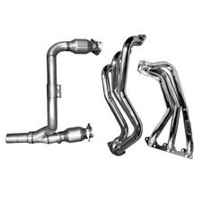 BBK 2007-2011 Jeep Wrangler 3.8L 1-5/8 Long Tube Headers W/Cats Y Pipe Chrome picture