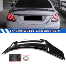 Duckbill Trunk Spoiler Wing Lip For Benz W213 E300 E43 AMG 2016-2019 Carbon Look picture