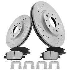 300mm Front Drilled Disc Rotors Brake Pads for Buick Regal Chevrolet GMC Terrain picture
