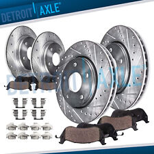 Front & Rear Drilled Rotors Brake Pads for 2006 - 2007 Mitsubishi Eclipse Galant picture