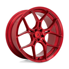 1 New 20X10.5 40 5X112 Asanti Black ABL-37 Monarch Candy Red Wheel/Rim picture