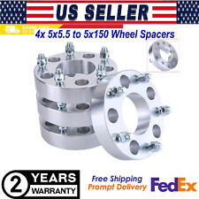 4x 5x5.5 to 5x150 Wheel Spacers Adapters 1.5