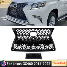 New Front Bumper Grille Mesh Grill Gloss Black For Lexus GX460 2014-2022 picture