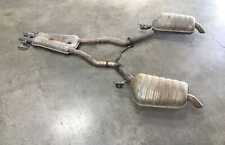 BMW E38 740i V8 Rear Mufflers Exhaust Pipes System w Resonator 1995-1998 OEM picture