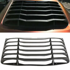 Fits For 03-08 Nissan 350Z Matte Black Rear Windshield Louvers Cover ABS picture