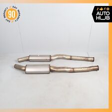 15-17 Mercedes W222 S600 Exhaust Central Resonator Mid Pipe Silencer Set OEM picture