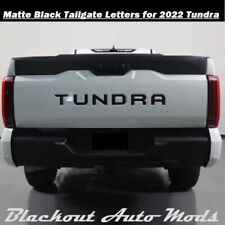 Matte Black Tailgate Letter Decals for 2022-23 Toyota Tundra  picture