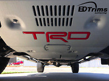 Red Domed 3D Letters fits TRD Skid Plate Tacoma 2016-2020 - 4Runner 2019-2020 picture