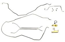 Complete Galfan Coated Steel Prebent Brake Line Kit For Power 4 Wheel Disc. picture