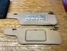 79-81 280ZX Sun Visors Pair Left / Right Tan S130 Used Oem Nissan picture