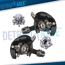 4pc Front Steering Knuckles Real Wheel Hub Bearings for 2013 - 2015 Honda Accord picture