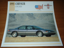 ★★1993 CHRYSLER CONCORDE INFO SPEC SHEET PHOTO PICTURE 93★★ picture