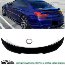 FOR 2012-2016 BMW F06 640i 650i M6 TRUNK SPOILER WING LID PSM STYLE GLOSS BLACK picture