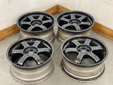 15-16 Nissan GT-R R35 Black Edition Rays Forged Wheels Set 4 (Gunmetal/Blue) OEM picture