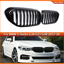 Gloss Black Front Kidney Grilles Grills For BMW 5-Series G30 G31 530i 540i 17-20 picture