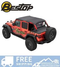 Bestop Header Style Safari Bikini Top for '18-'24 Jeep Wrangler JLU 4 Door picture