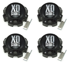 4x NEW XD Series Wheel Center Caps Gloss Black fits 8 Lug XD797 Spy XD798 Addict picture