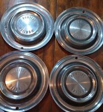 4 1958 Pontiac Star Chief Catalina Bonneville 14” Hubcaps Wheel Covers picture