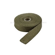 EXHAUST WRAP PIPE HEADER THERMO TAPE 25FT TURBO HEAT SHEILD INSULATION ROLL T125 picture
