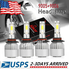 Combo 9005 9006 LED Headlight Bulbs Kit for Honda Civic 2004-2013 High Low Beam picture