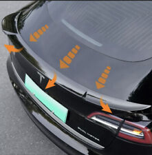 Model 3 Gloss Black Painted ABS Rear Trunk Spoiler For 2017+ Tesla Model 3 picture