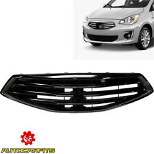 Fits 2017-2020 Mitsubishi Mirage Sedan G4 Front Upper Grille Gloss Black picture