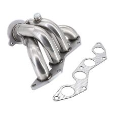 For 01-05 Honda Civic EX 1.7L SOHC Polished S/S Racing Manifold Header Exhaust picture