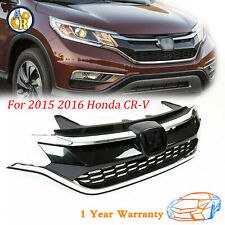 Front Mesh Bumper Upper Trim And Lower Grille For 2015 2016 Honda CR-V picture