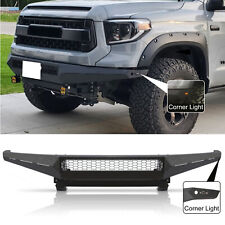 Fit for 2014 - 2020 Toyota Tundra Front Carbon Steel Bumper W/ LED Corner Light picture