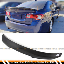 FOR 2009-14 ACURA TSX CU2 CABON FIBER PSM STYLE HIGHKICK TRUNK LID SPOILER WING picture