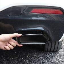 Black Steel M Exhaust Tips Trim For BMW 5 Series 530i 540i 530d 540d 2017-2023 picture