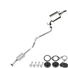 Stainless Steel Exhaust System with Hangers + Bolts fits:95-97 Corolla Geo Prizm picture