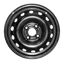 06586 Reconditioned OEM 14x5.5 Black Steel Wheel fits 2009-2011 Chevrolet Aveo 5 picture