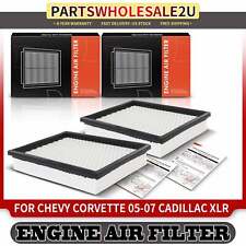 2pcs Engine Air Filter for Chevrolet Corvette 2005-2007 Cadillac XLR 2006-2009 picture