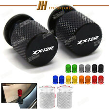 For KAWASAKI NINJA ZX12R ZX-12R Motorcycle Wheel Tire Valve Air Port Cover Caps picture