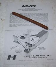 HURST FRAME ADAPTER AC-29 SHOWING HOW TO USE  IN 29 TO 32 CHEVY picture