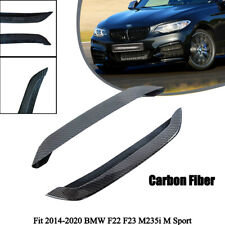 Carbon Glossy Front Fog light Cover Trim Fit 2014-2020 BMW F22 F23 M235i M Sport picture