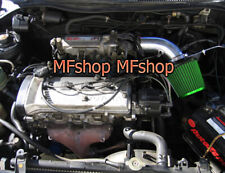 Black Green For 1992-1999 Toyota Paseo 1.5L L4 Air Intake System Kit + Filter picture