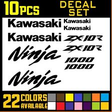 10 pieces   Decal Stickers set for Ninja Kawasaki Racing zx10r zx10 1000 picture