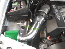 Black Green Air Intake Kit & Filter For 1998- 02 Mercedes E320 E430 ML320 CLK320 picture