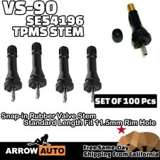 100x TPMS Tire Pressure Monitoring System Snap In Sensor Valve Stem SE54196 VS90 picture
