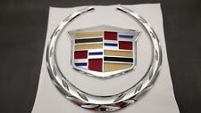 Cadillac ATS, CTS, DTS, SRX, STS Rear Trunk Emblem - Silver picture