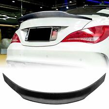 Real Carbon Fiber Trunk Spoiler Wing For 2013-2019 Mercedes C117 CLA 45 AMG picture