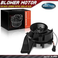 Heater Blower Motor w/ Wheel for Buick LeSabre Pontiac Bonneville DeVille Aurora picture