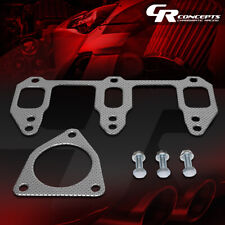 EXHAUST MANIFOLD HEADER GASKET COMPLETE SET W/BOLTS FOR 04-11 MAZDA RX8 1.3L picture