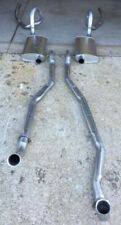 1964-67 CHEVY CHEVELLE BEAUMONT MALIBU327 350 396 427 454 DUAL EXHAUST STAINLESS picture