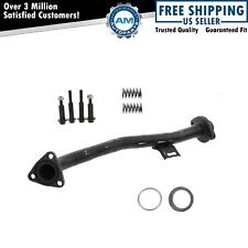 Front Exhaust A Down Pipe w/ Gaskets Direct Fit for Honda Civic CRX Del Sol picture