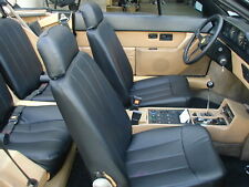 IGGEE S.LEATHER CUSTOM FIT FRONT SEAT COVERS FOR FERRARI MONDIAL 1983-1985 picture