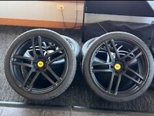 Ferrari F360/F430 ModelT5 Aluminum Aftermarket 5x108 wheels W/ Continental tires picture