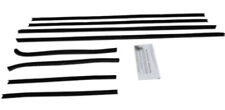 Window Sweeps Weatherstrip for 1968-1969 Ford Fairlane Hardtop Black Front Rear picture